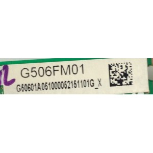MAIN PARA SMART TV SHARP / NUMERO DE PARTE G506FM01  / QPWBXG506WJN1 / DUNTKG506WE01 / G50601A051000062151101G_X / MODELO LC-70UH30U